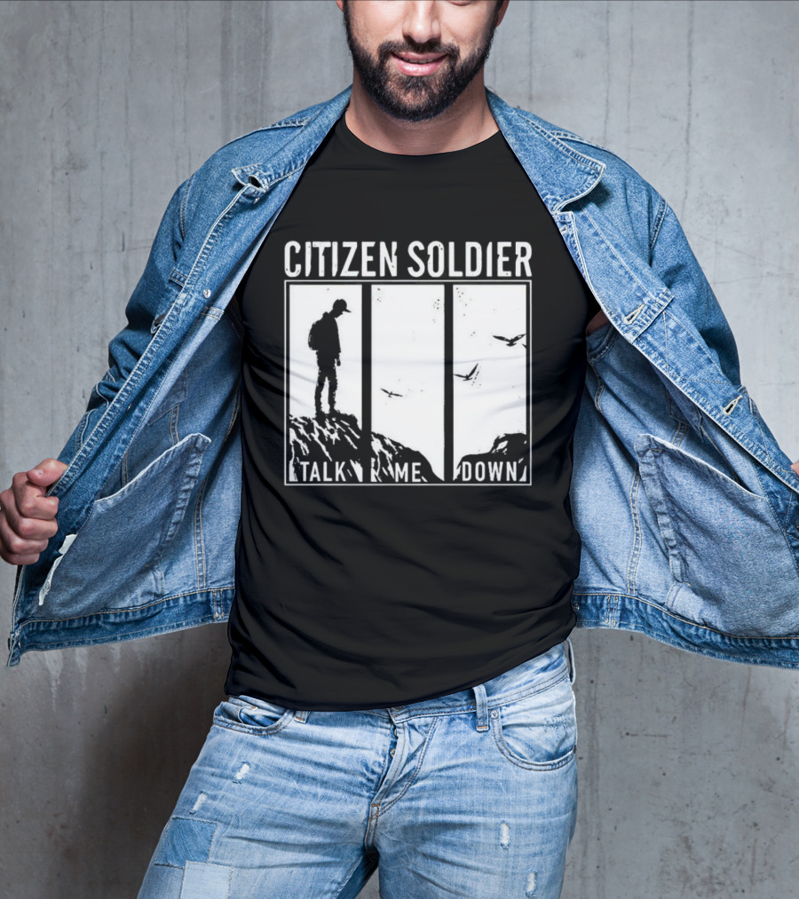 Citizen Soldier Talk Me Down Silhouette With Birds T-Shirt