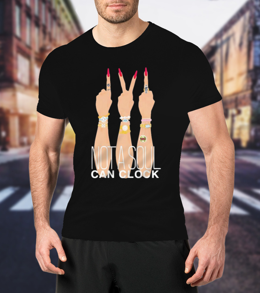 Monica Beverly Hillz Not A Soul Can Clock Hands T-Shirt