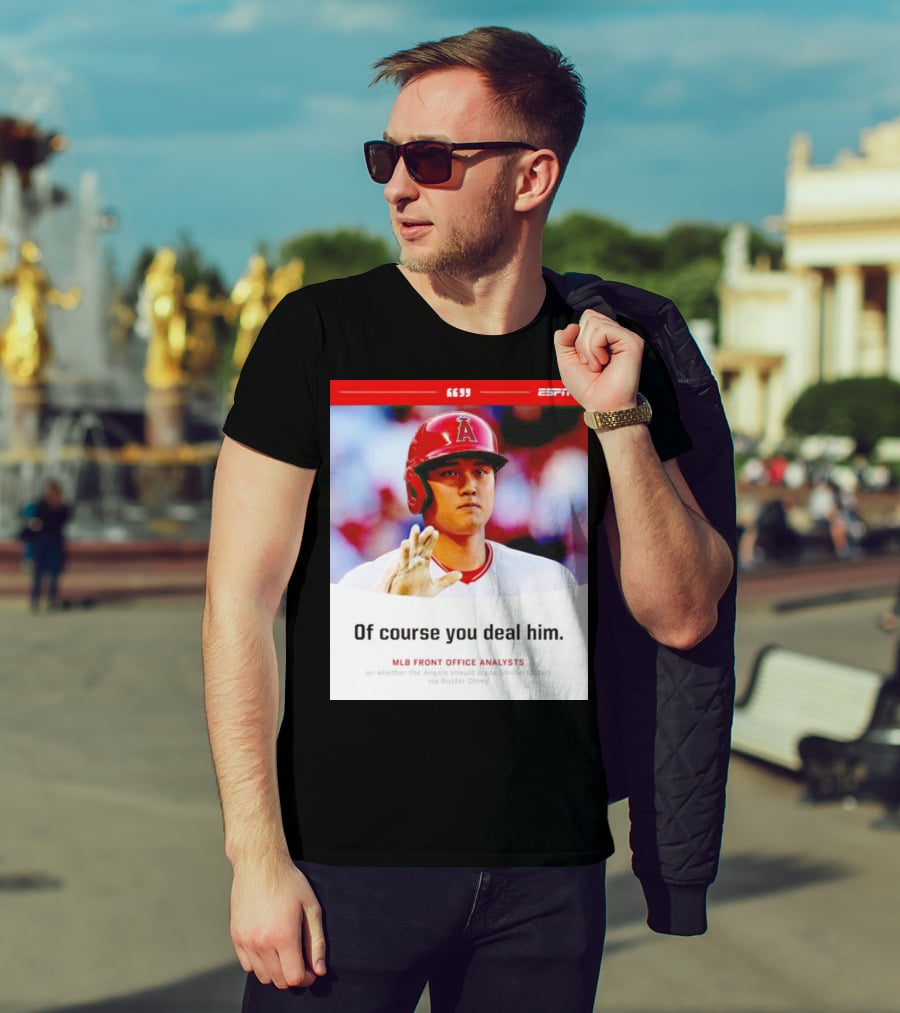 ESPN+ Shohei Ohtani MLB Front Office Analysts Trade Discussion T-Shirt