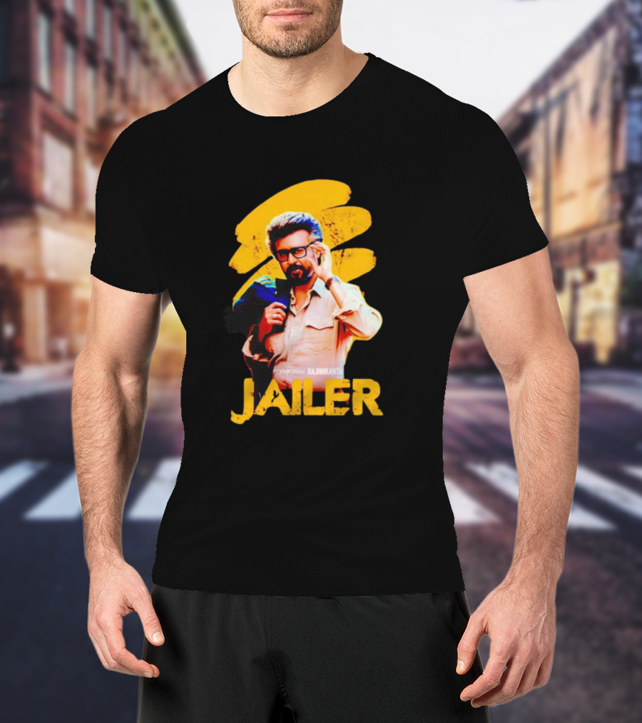 Super Star Rajinikanth Jailer Iconic T-Shirt