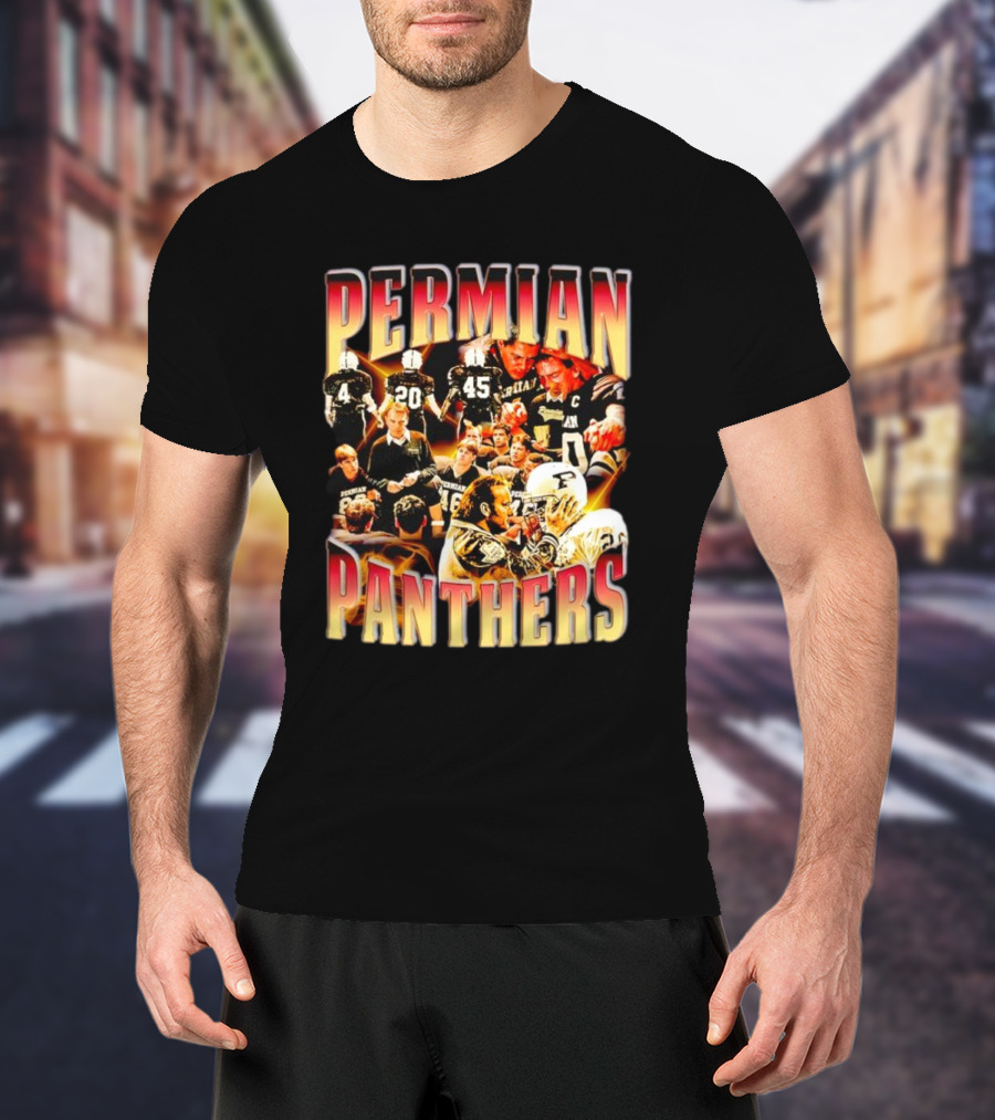 Permian Panthers 90s Football Team Vintage T-Shirt