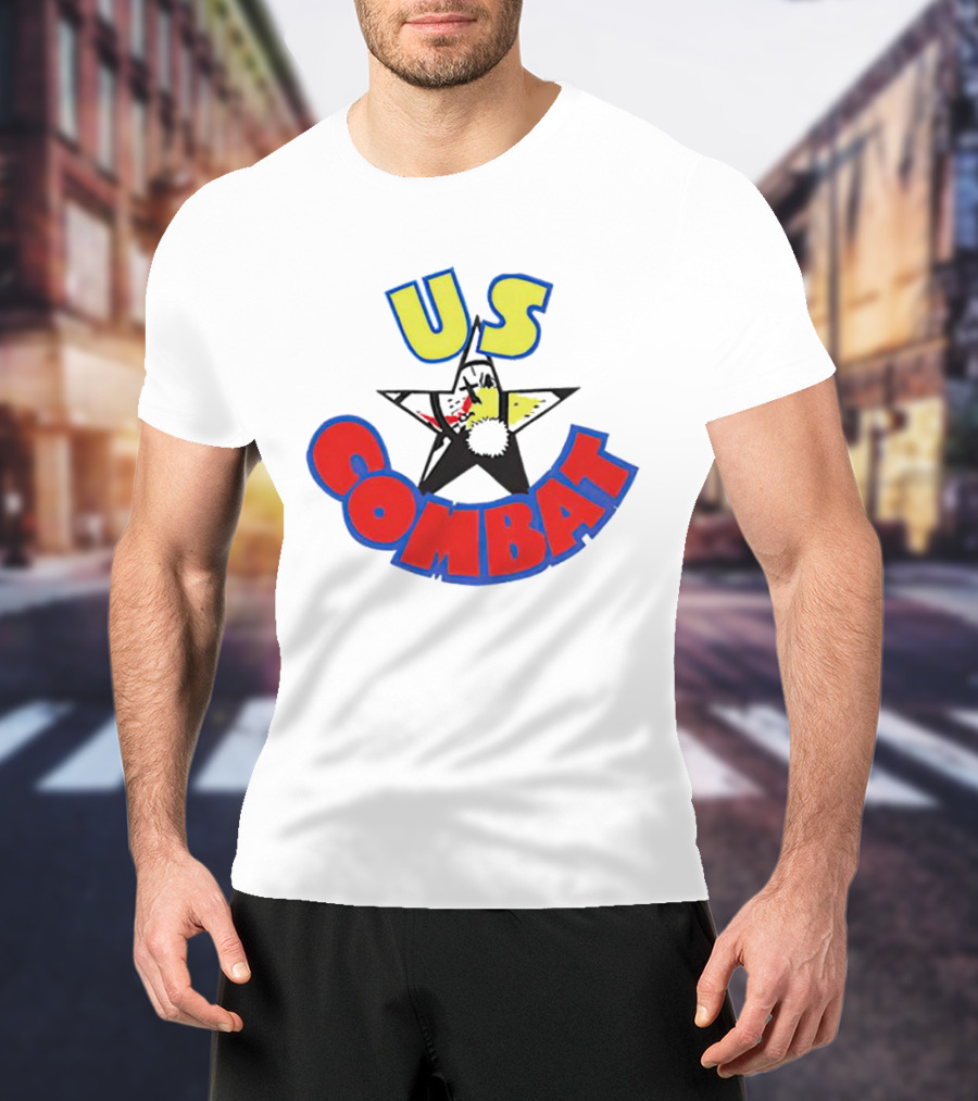 US Combat Star Fighter Power T-Shirt