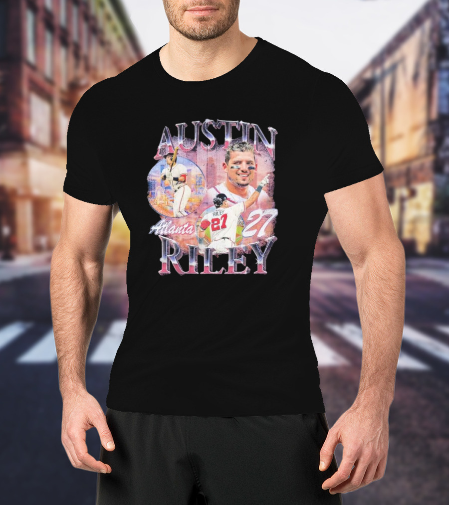 Austin Riley Atlanta 27 Baseball T-Shirt