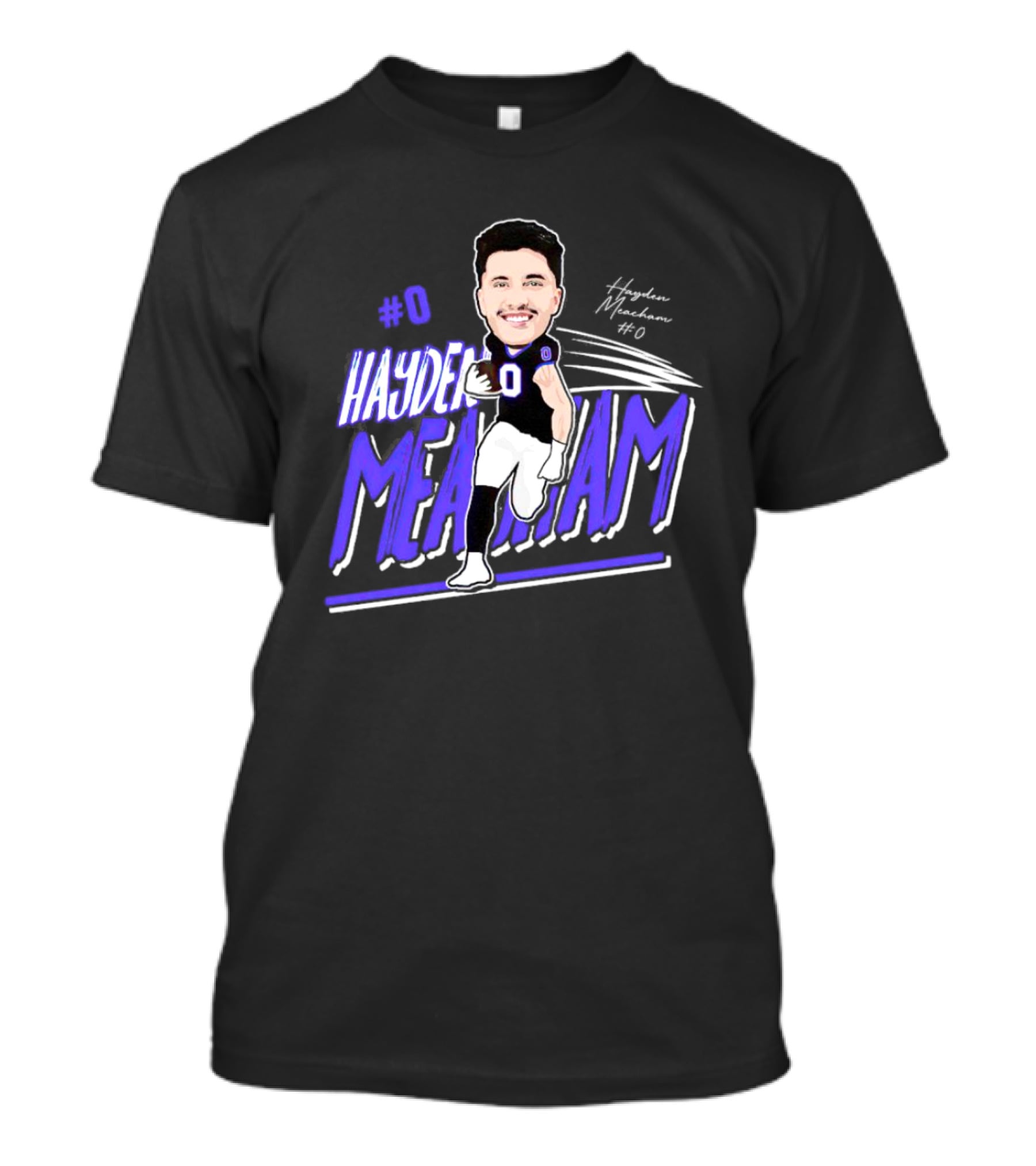 0 Hayden Meachem Weber State Tight End T-Shirt