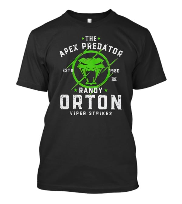 The Apex Predator Randy Orton Viper Strikes Estd 1980 Wwe T-Shirt