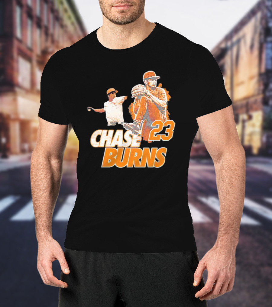 CHAS BURNS 23 Throw The Ball T-Shirt
