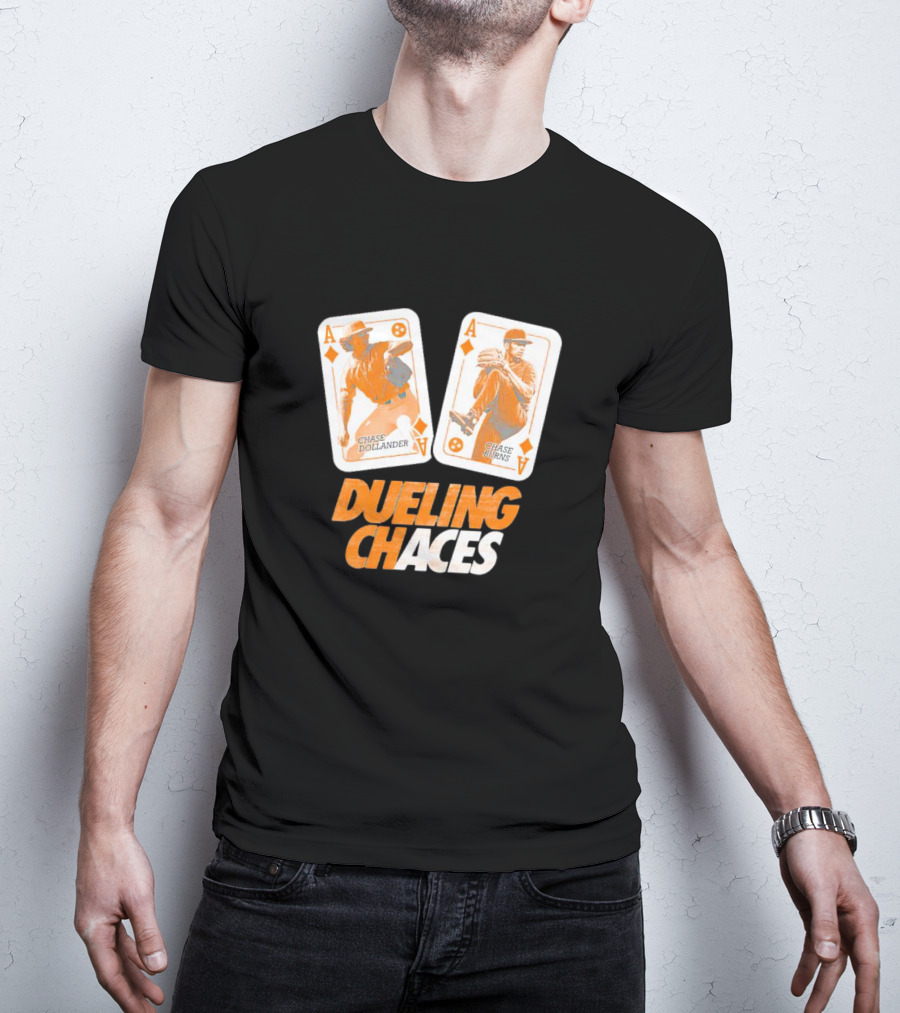 Dueling Chaces Chase Dollander Chase Burns Playing Cards T-Shirt