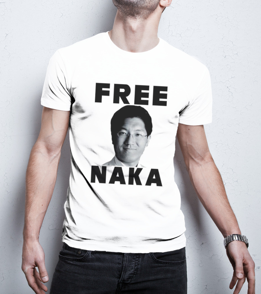 FREE NAKA Black White Pixelated T-Shirt
