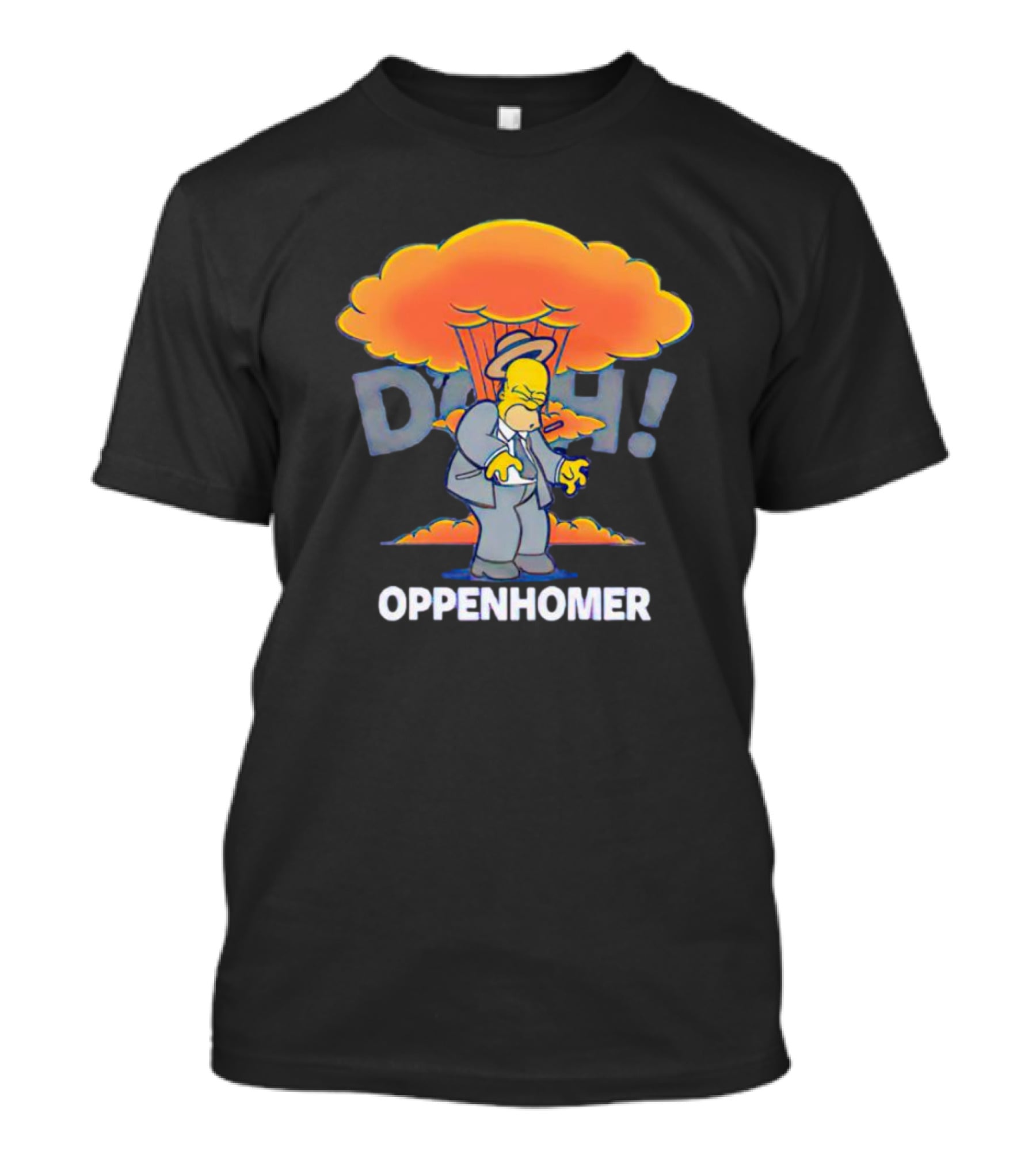 Homer Simpson D'oh Oppenhomer Explosion T-Shirt