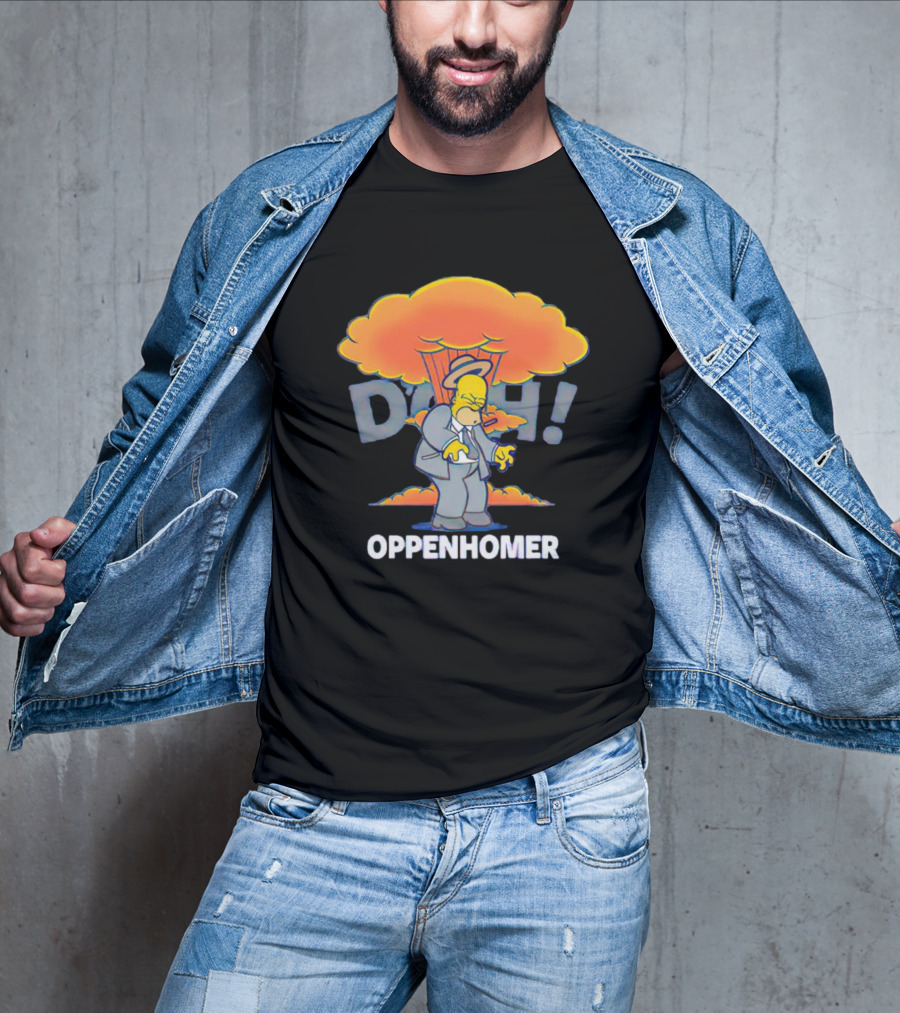 Homer Simpson D'oh Oppenhomer Explosion T-Shirt