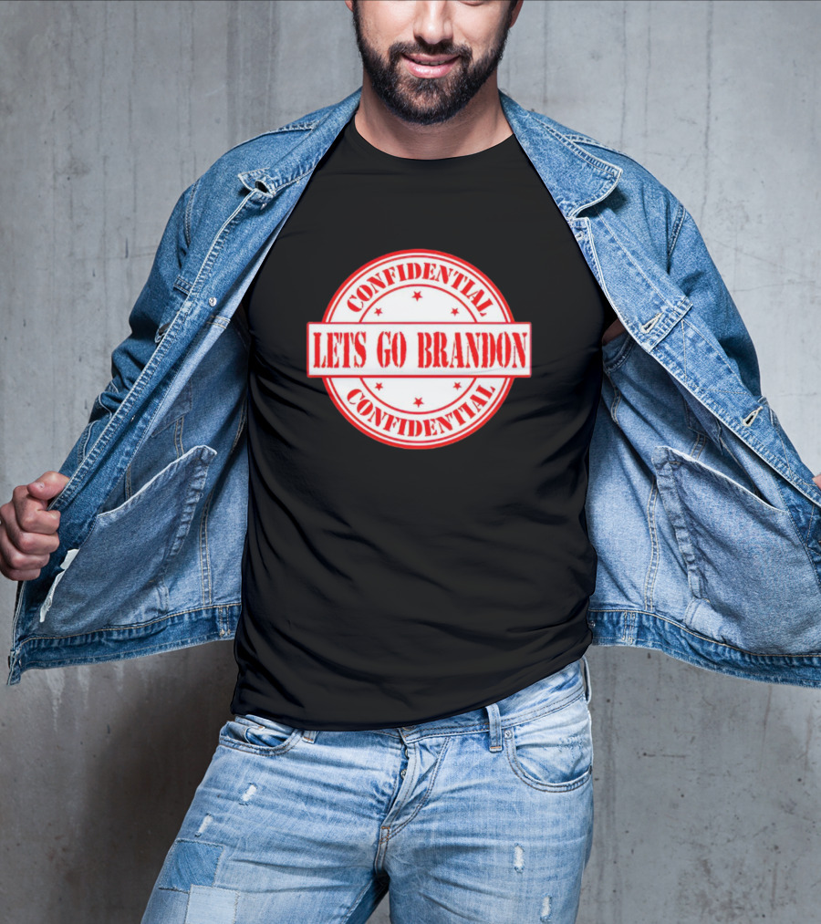 Let's Go Brandon Confidential Stamp T-Shirt