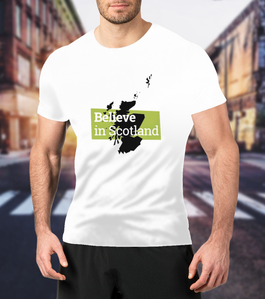 Believe In Scotland Map T-Shirt