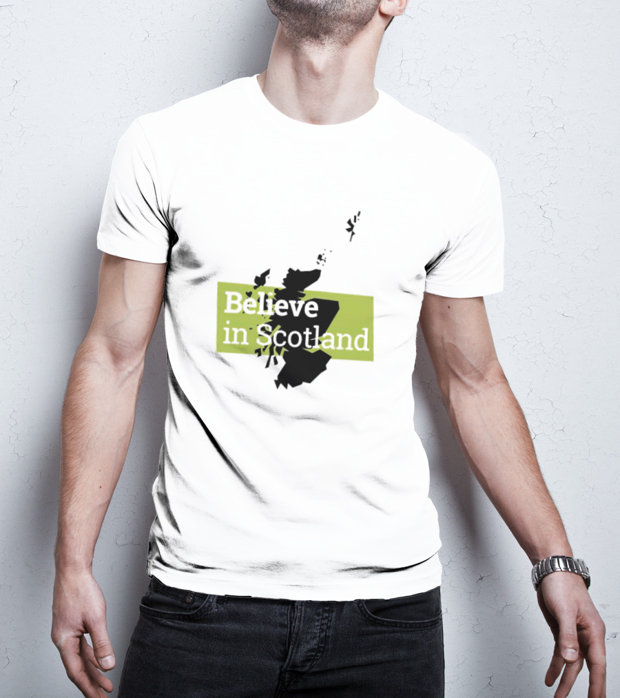 Believe In Scotland Map T-Shirt