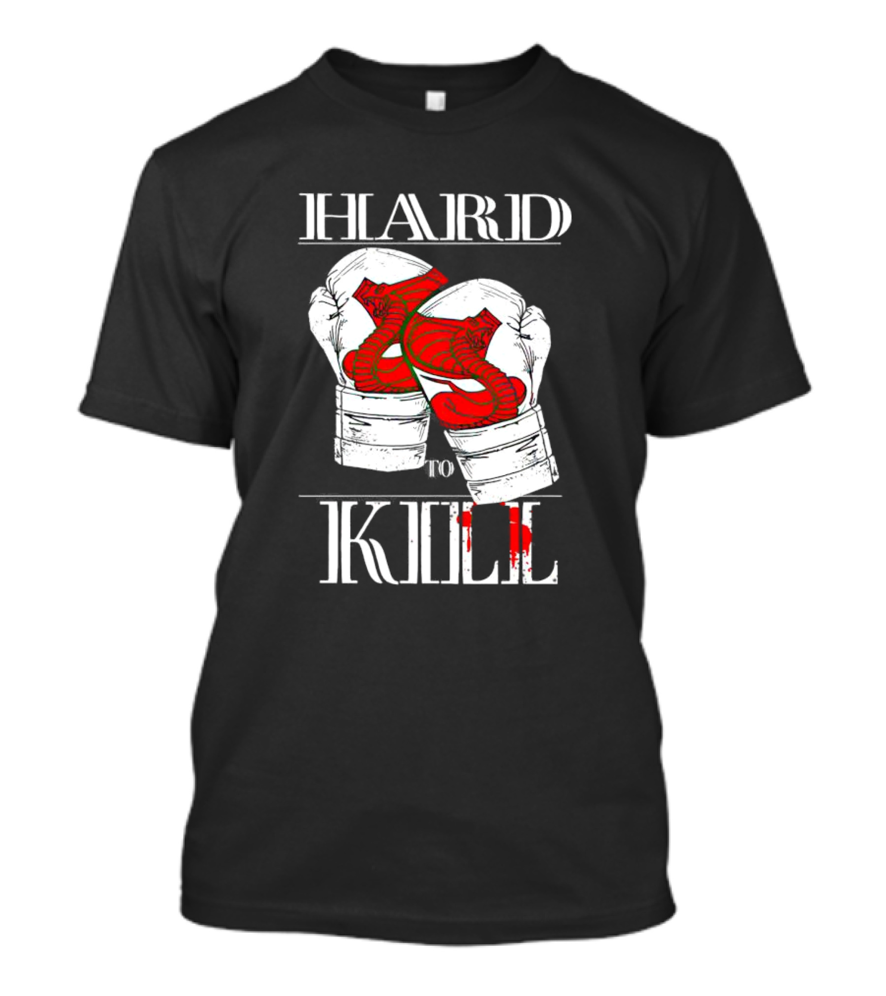 Hard To Kill Boxing Gloves With Red Cobra T-Shirt