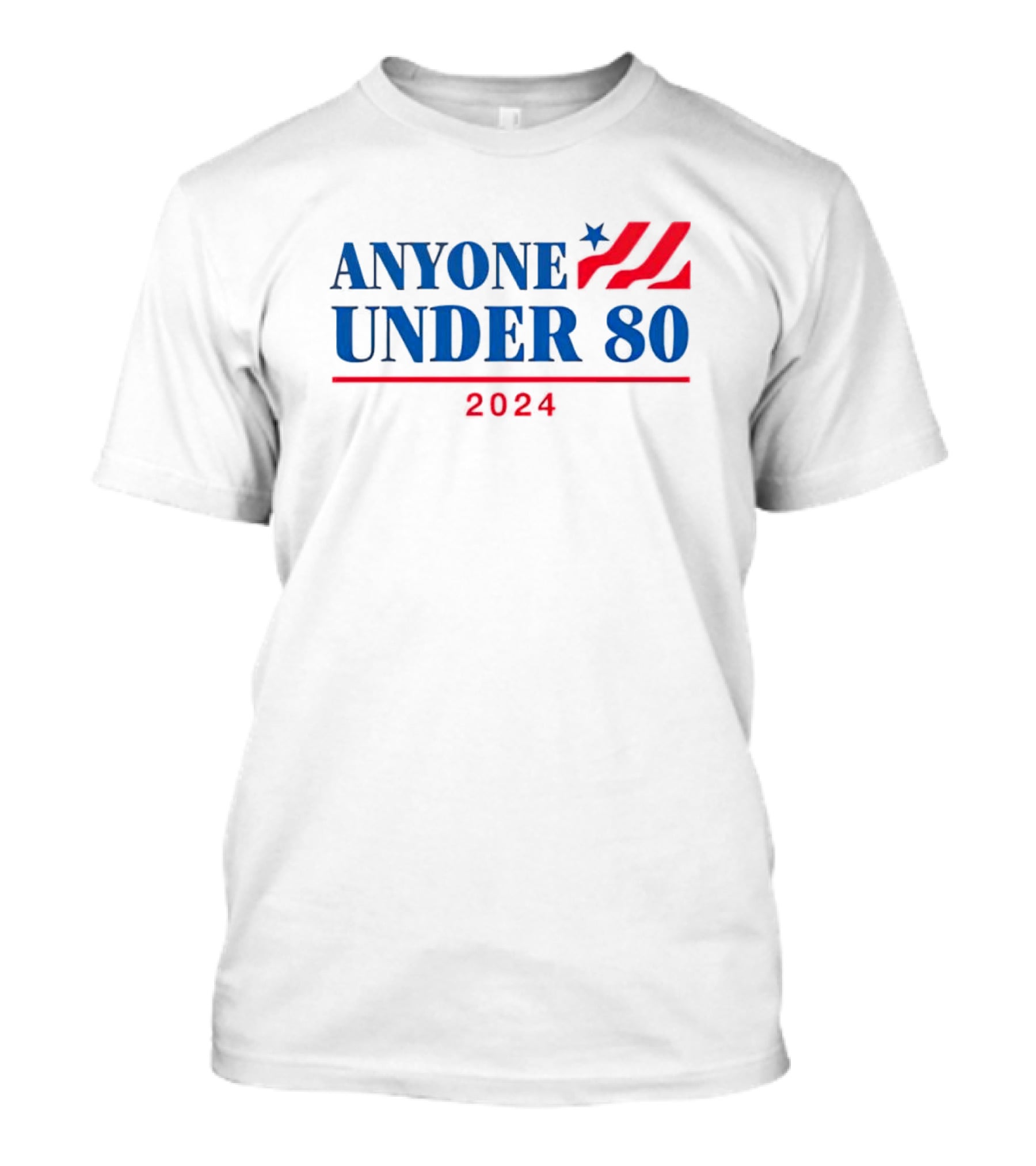 Anyone Under 80 Star Stripes T-Shirt