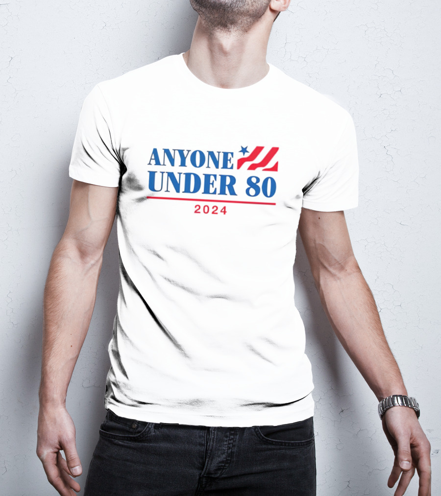 Anyone Under 80 Star Stripes T-Shirt