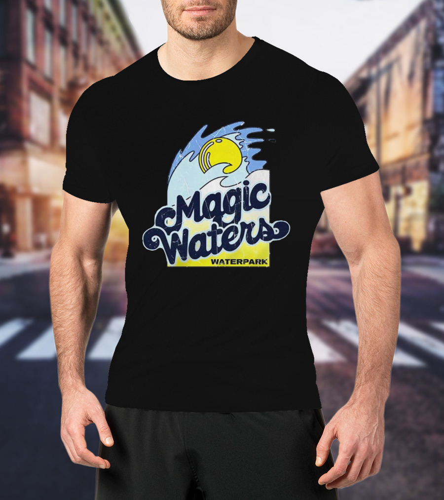 Magic Waters Waterpark Wave And Sun T-Shirt