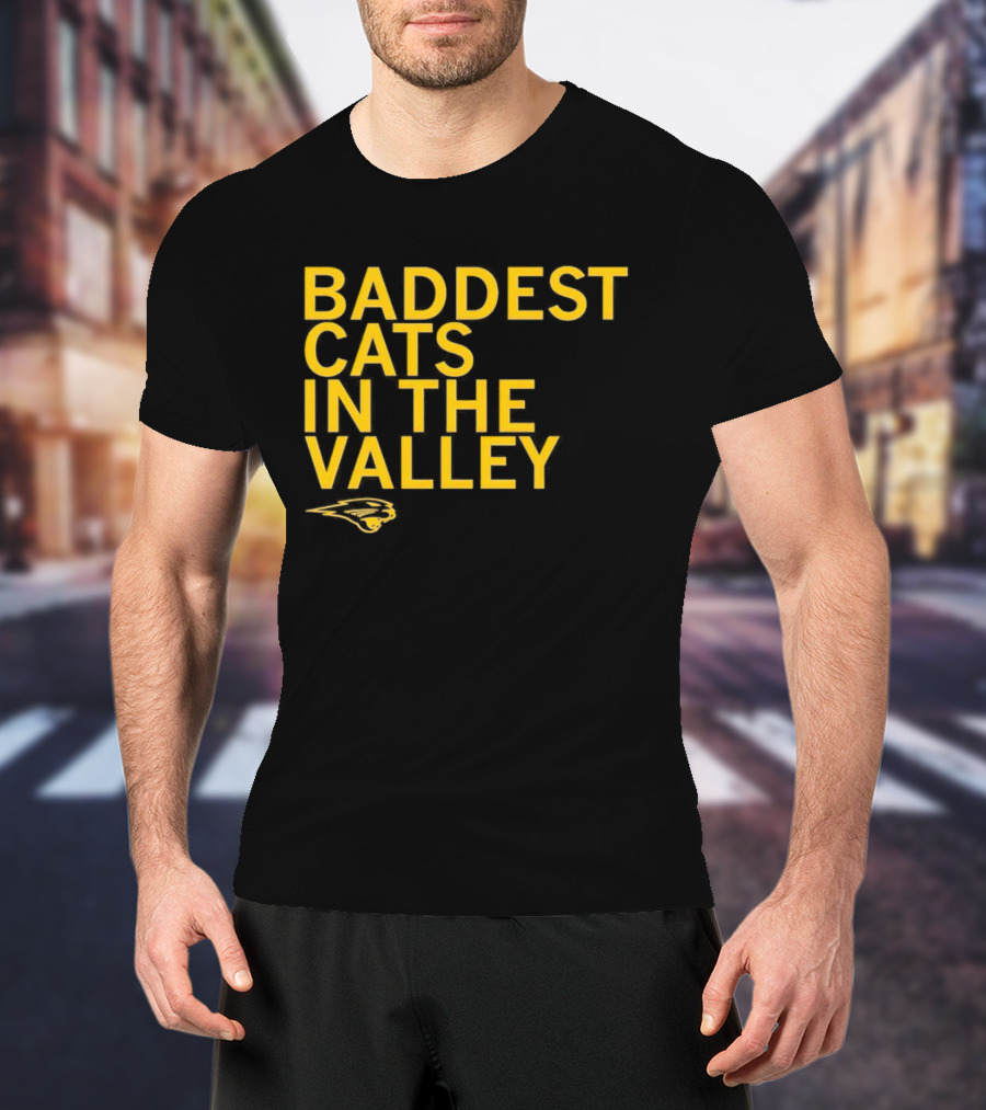 Baddest Cats In The Valley Northern Iowa Panthers T-Shirt