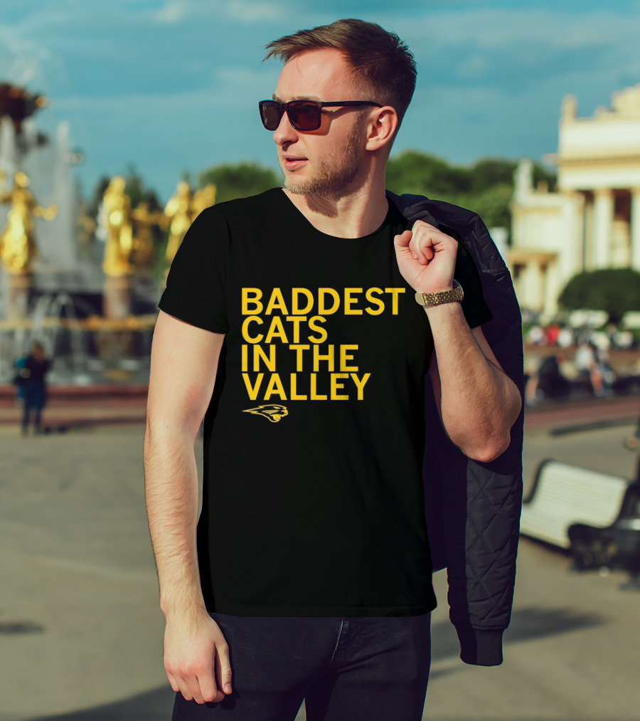 Baddest Cats In The Valley Northern Iowa Panthers T-Shirt