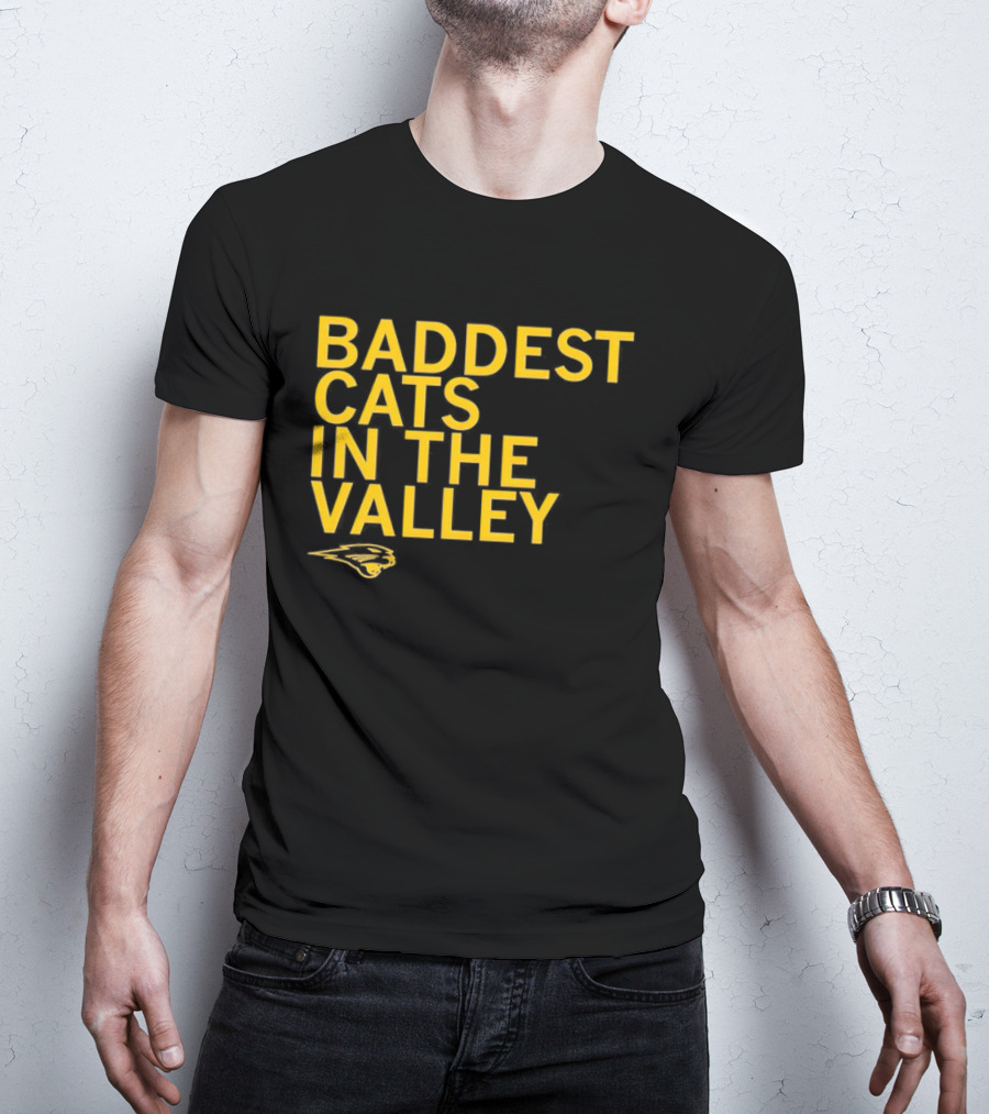 Baddest Cats In The Valley Northern Iowa Panthers T-Shirt