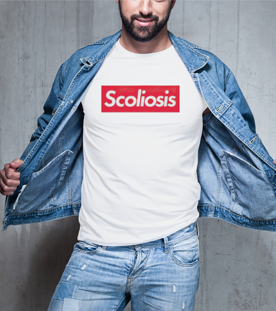 Scoliosis Red Box T-Shirt