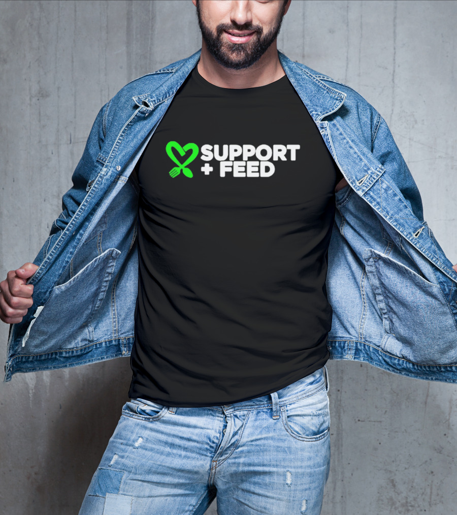 Support Plus Feed Heart T-Shirt