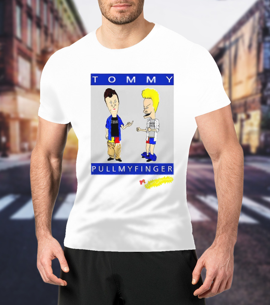 Beavis And Butt-Head Tommy Pull My Finger Album MTV T-Shirt