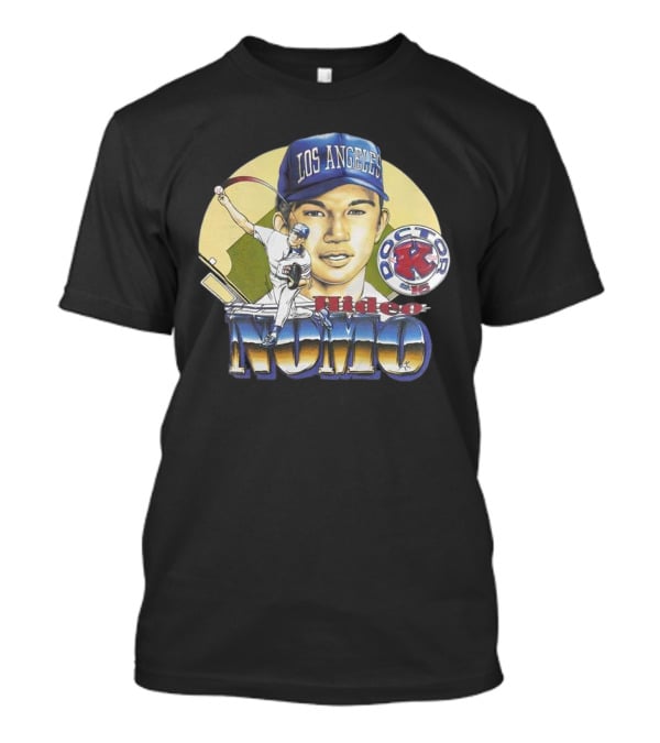 Los Angeles Dodgers Hideo Nomo Doctor K 16 Vintage T-Shirt