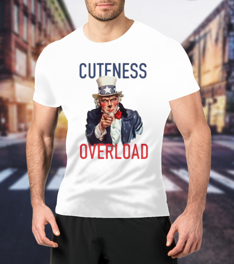Cuteness Overload Uncle Sam T-Shirt