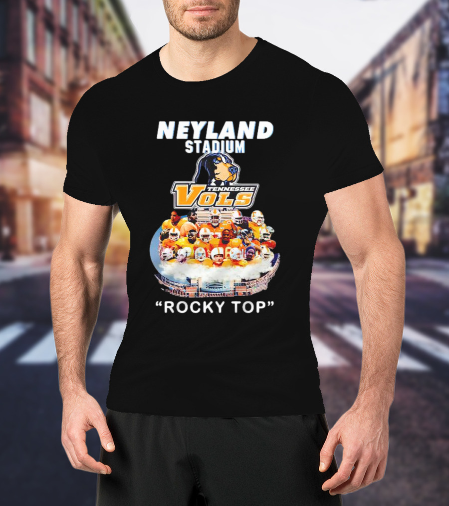 Neyland Stadium Tennessee Vols Rocky Top Football Team T-Shirt
