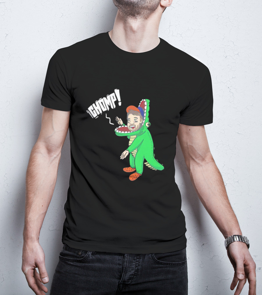 Chomp Chas McCormick Crocodile Costume Character T-Shirt