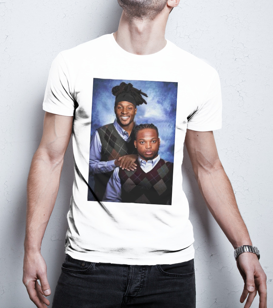 Tennessee Titans Derrick Henry DeAndre Hopkins Step Brothers Photo T-Shirt