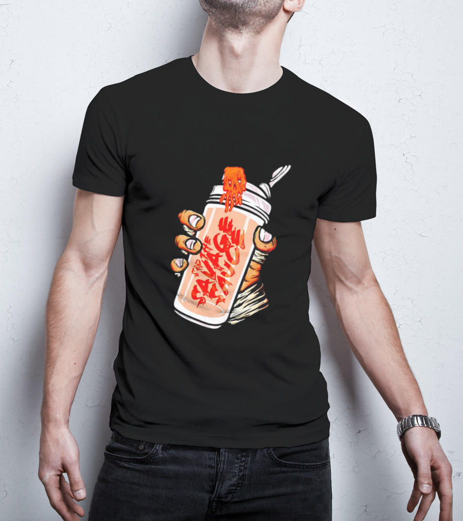 Iron Savages Consume Fiery Savage Sauce Bottle T-Shirt