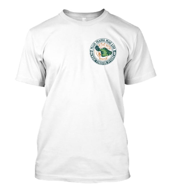 Hawaiian Islands Maui Strong Lokelani Sebastopol California Circle Emblem T-Shirt