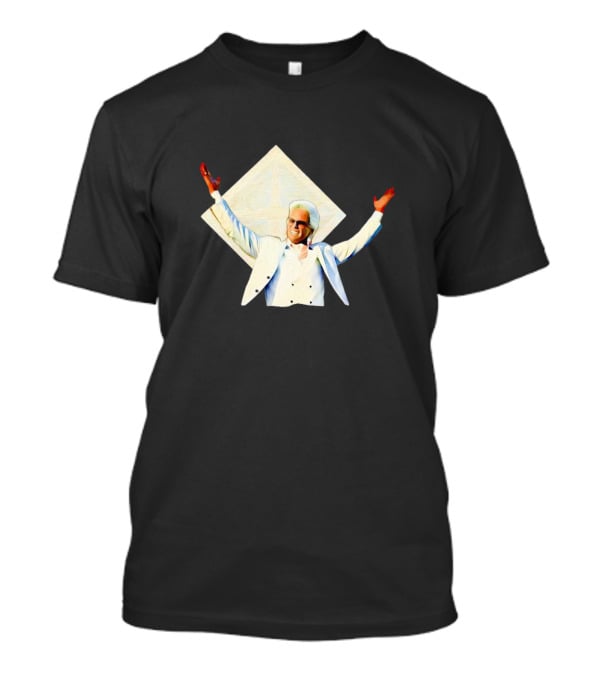 Uncle Baby Billy Raising Hands In White Suit Iconic T-Shirt