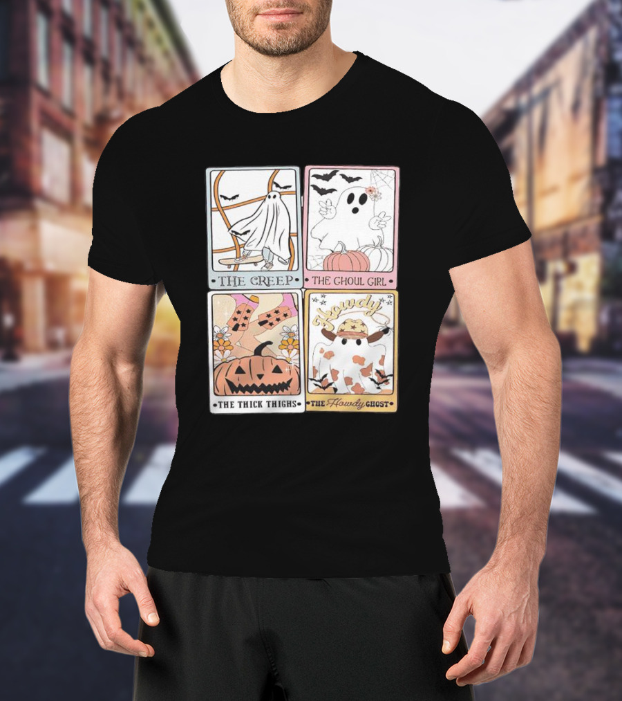 The Creep The Ghoul Girl The Thick Thighs The Howdy Ghost T-Shirt
