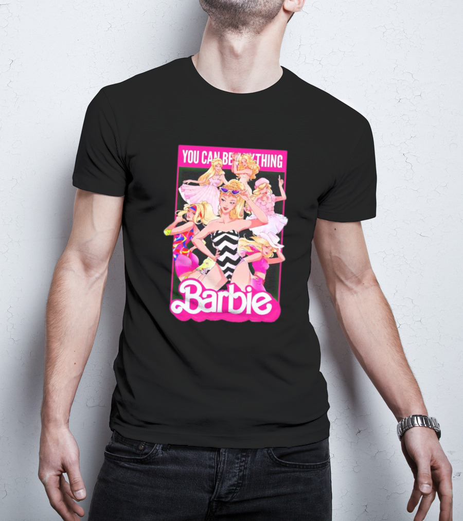 You Can Be Anything Barbie Retro Fashion Montage T-Shirt