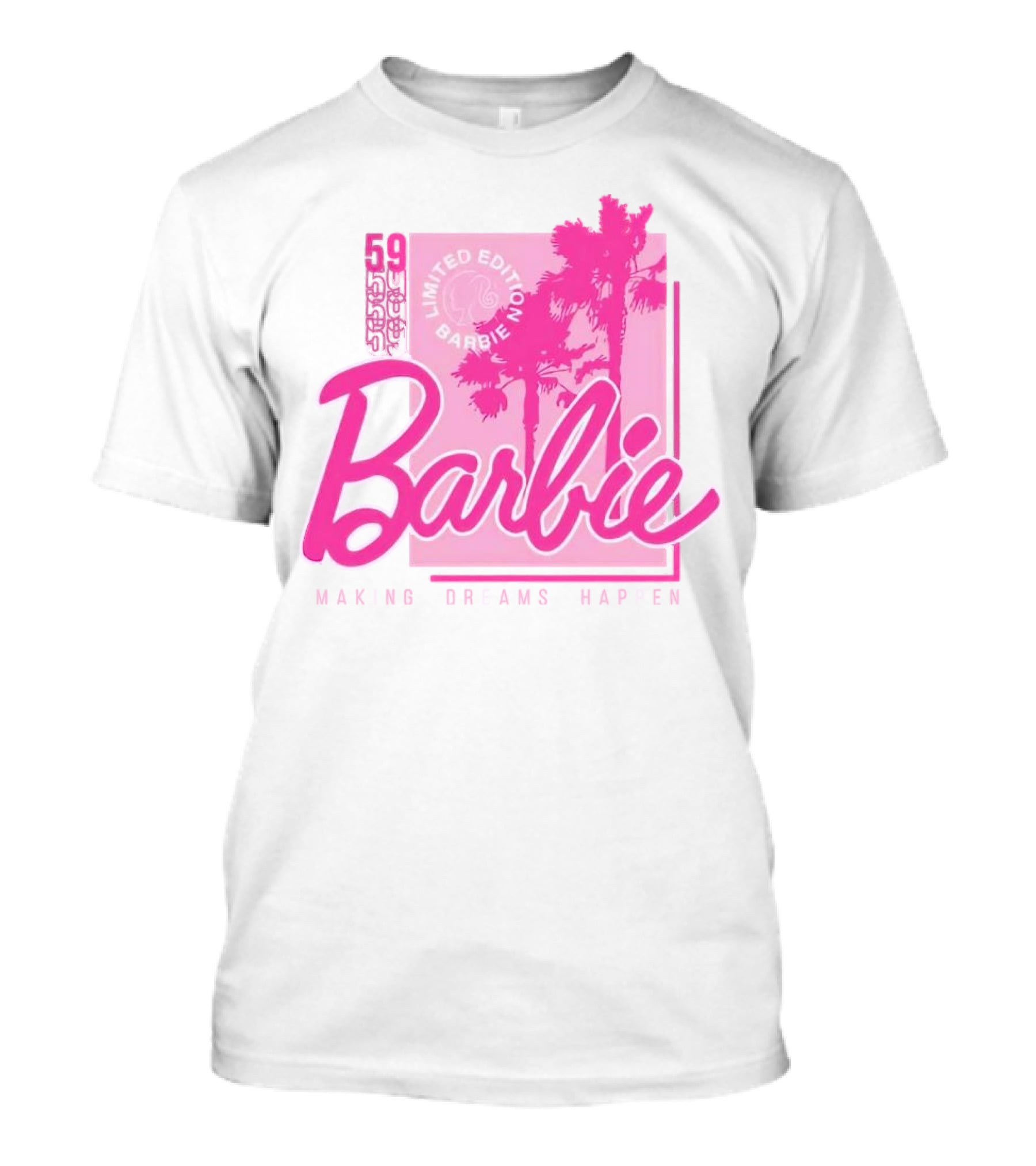 Barbie 59 Making Dreams Happen Palm Trees T-Shirt