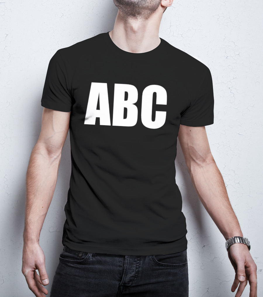 Chris Bey Wrestling ABC Bold Letters T-Shirt
