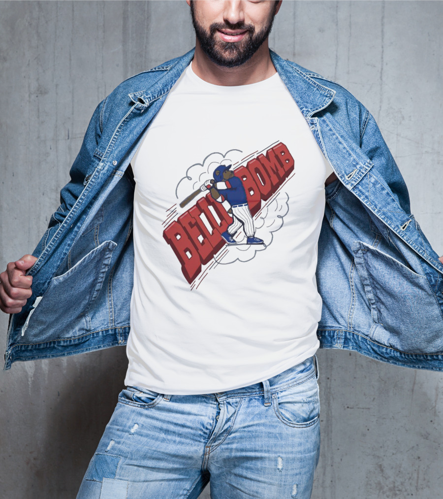 Cody Bellinger Belli Bomb Baseball Hit Iconic Swing T-Shirt