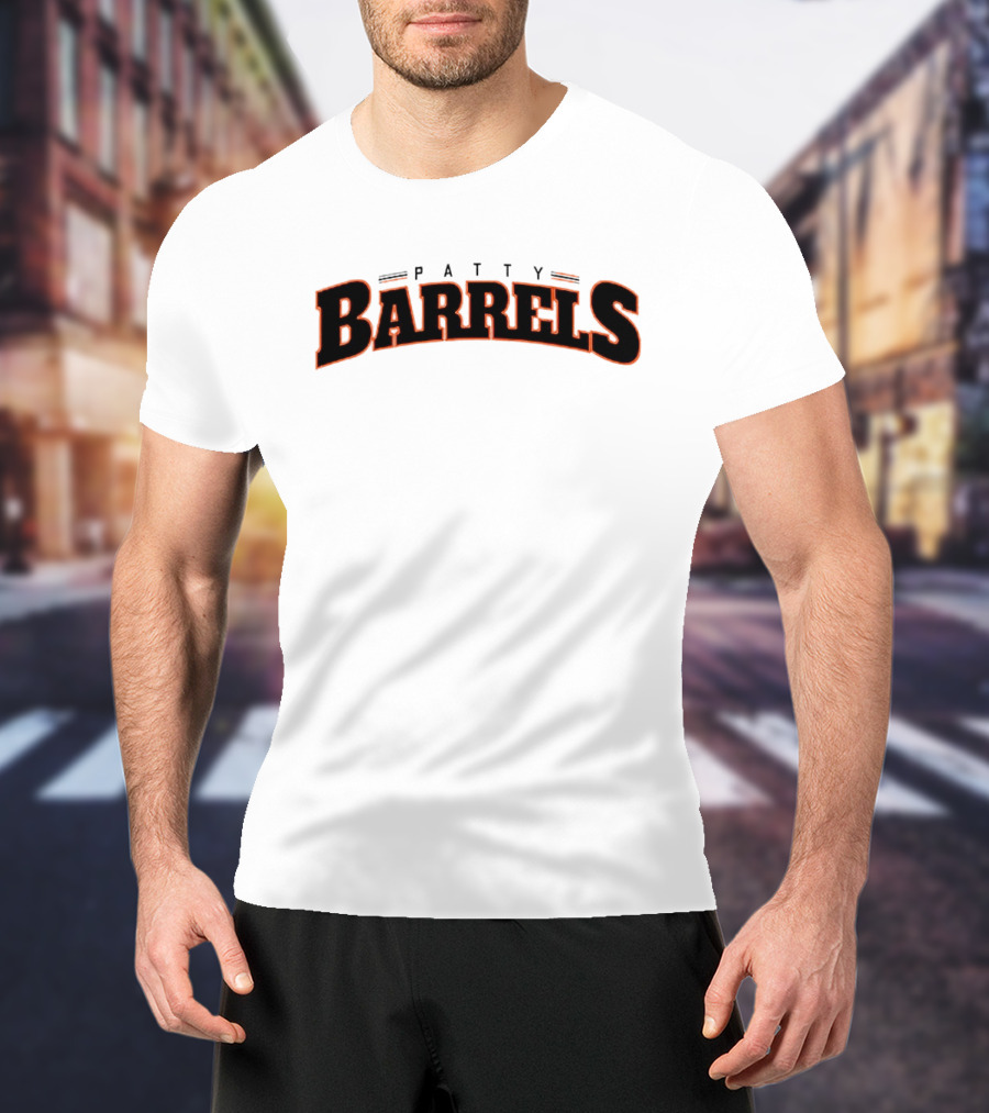Patrick Bailey Patty Barrels Retro Sports T-Shirt