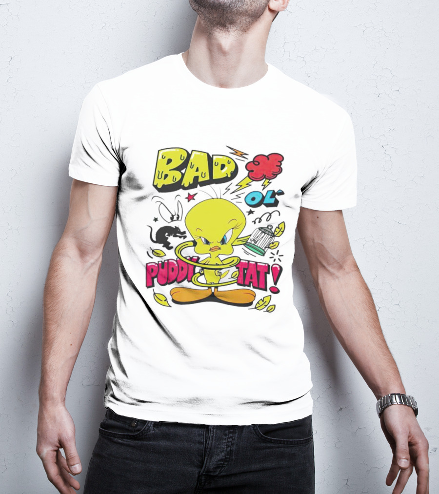 Tweety Bad Ol Puddy Tat T-Shirt