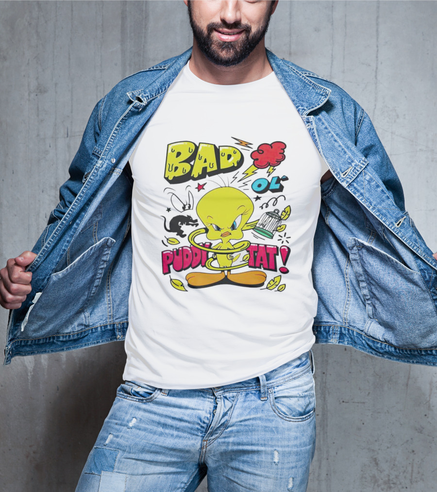 Tweety Bad Ol Puddy Tat T-Shirt