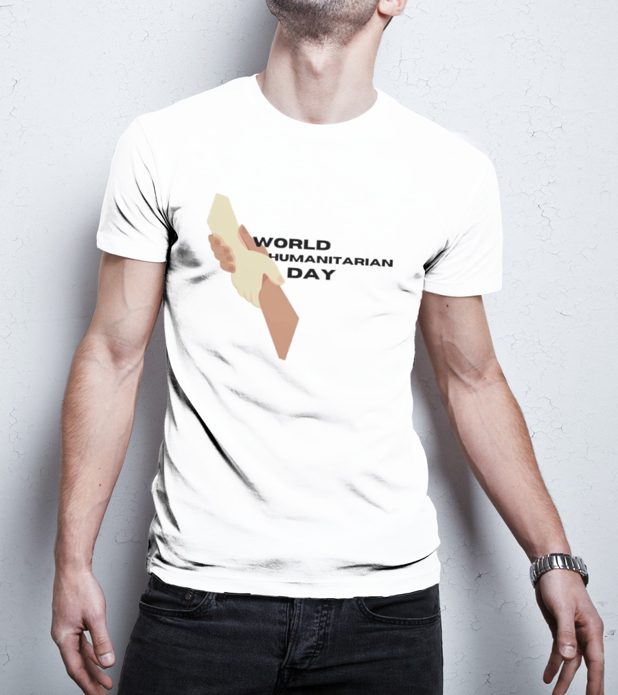 World Humanitarian Day Shake Hands T-Shirt