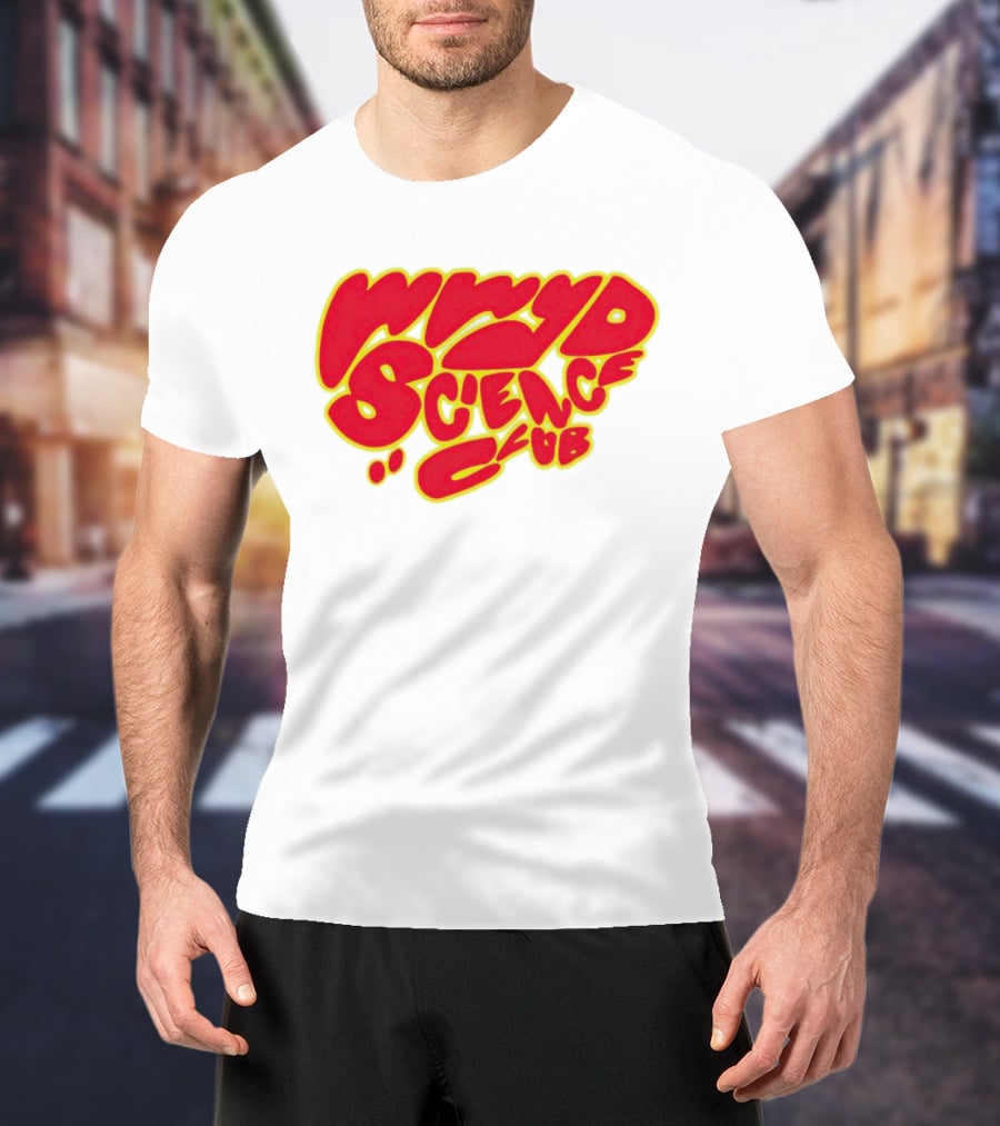 WWYD Science Club Retro Font T-Shirt