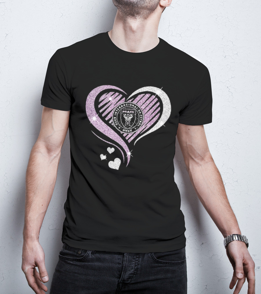 Inter Miami Club Internacional De Futbol Heart MMXX T-Shirt