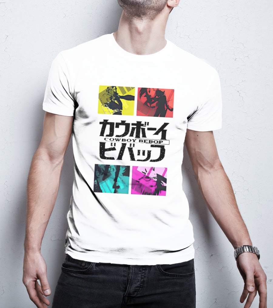 Augmented Reality Cowboy Bebop Iconic Anime Montage T-Shirt