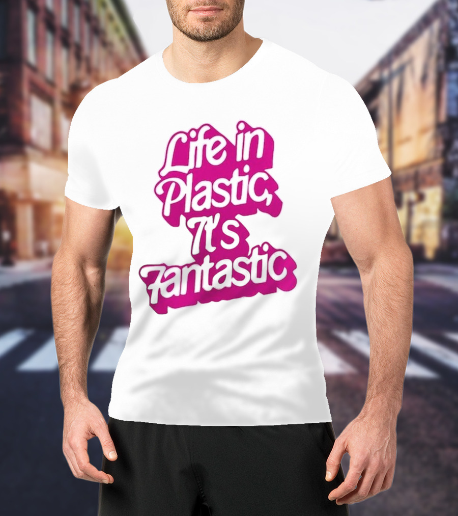 Life In Plastic It's Fantastic Cool Girl Barbi T-Shirt