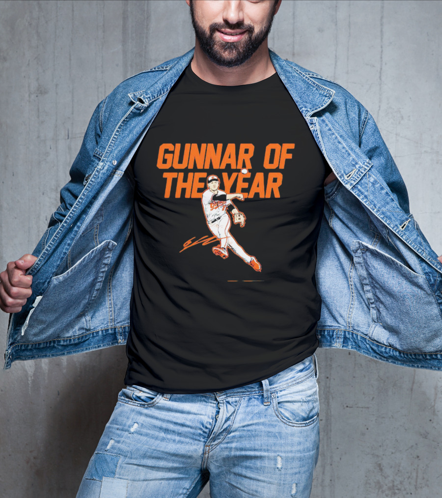 Gunnar Henderson Gunnar Of The Year Signature Baseball Player T-Shirt