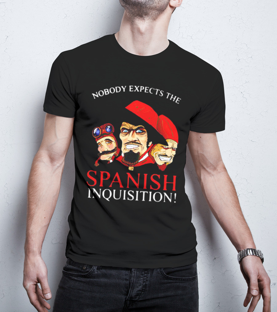 Nobody Expects The Spanish Inquisition Monty Python Characters T-Shirt